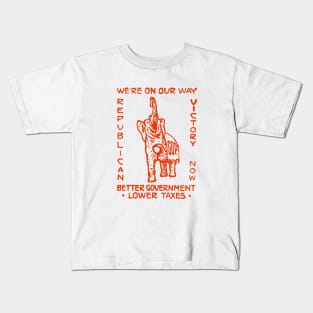 1940s Republican Victory Now Kids T-Shirt